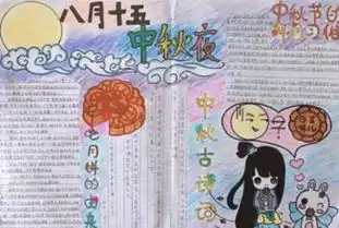 2016中秋节手抄报内容图片中秋月饼起源