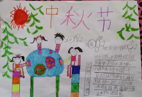 关于中秋节手抄报