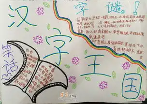 汉字王国手抄报图片大全资料