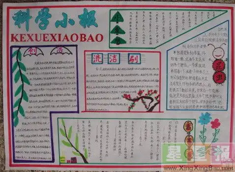 科学小报手抄报内容