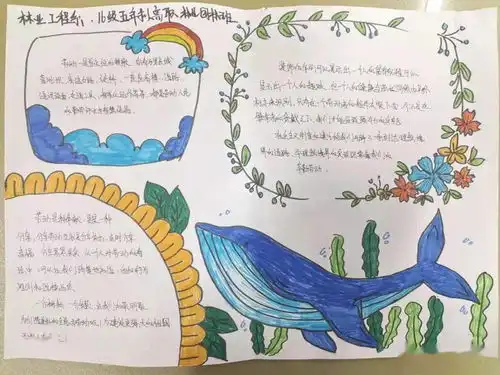 林业工程系举办爱劳动展风采劳动实践手抄报比赛