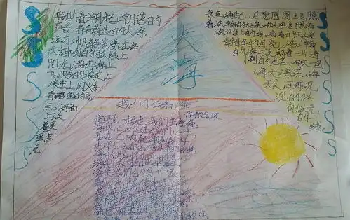 小学生大海手抄报内容