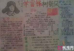 小学生学雷锋手抄报图片,雷锋日记