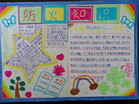 消防安全手抄报资料怎样在火灾前自救