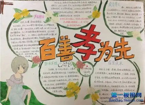 写一些孝篇的文章,故事,名言警句出一份手抄报