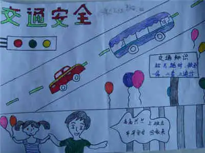 交通安全手抄报安全行车十五想