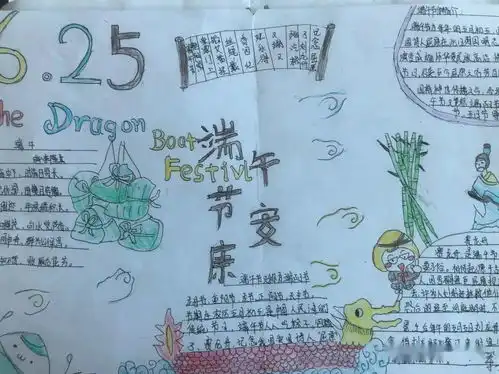 星华学校学生端午节作品展示