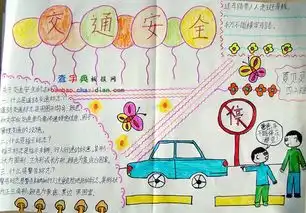 2份手抄报分别是交通安全餐饮礼仪