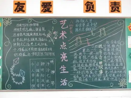 用艺术点亮生活手抄报资料