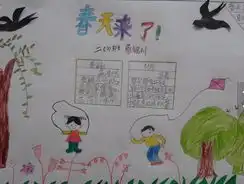 手抄报版面设计图简单好看的春天手抄报图片