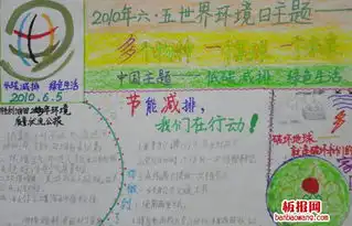珍惜绿色,我是环保小卫士手抄报