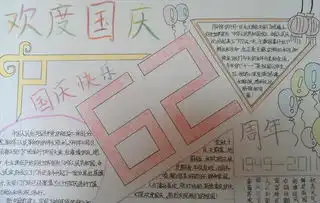 国庆节手抄报欢度国庆