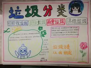 同心践行垃圾分类同力打造更美姐儿堰垃圾分类知识亲子手抄报活动