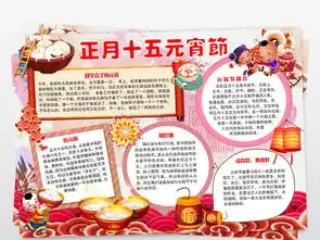 正月十五闹元宵节小报元宵节手抄报小报下载图片模板worddoc设计图元宵手抄报大全编号19116318