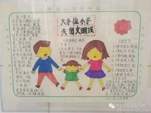 说文明话,办文明事,做文明新星人新星小学创文明城汇总报告