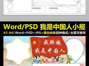 十一国庆节小报我是中国人手抄报祖国生日快乐电子小报图片模板worddoc设计图下载国庆节手抄报大全编号18725326