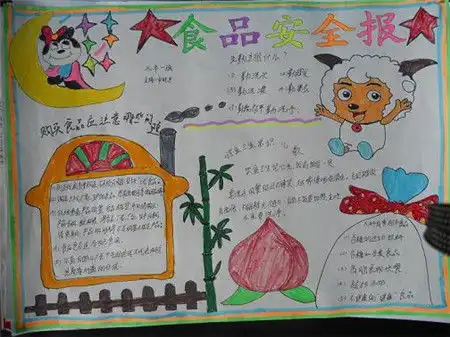 手抄报版面设计图认识有机食品