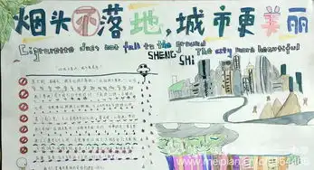 我校开展烟头不落地,古都更美丽手抄报评比活动