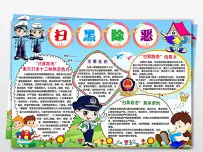 wordps扫黑除恶小报反黑和谐社会法制电子小报手抄报图片素材法制宣传日手抄报大全psd模板下载52.64mb纪念日手抄报