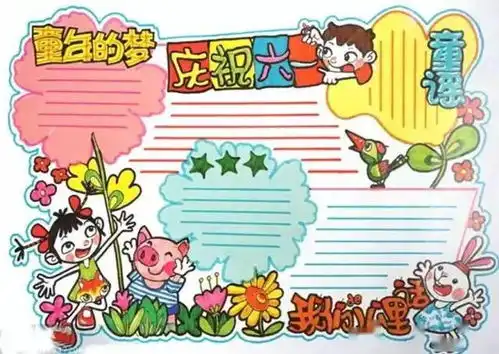 六一儿童节手抄报不知道怎么画看这就够儿童节主题资源包来了,老师家长快收藏