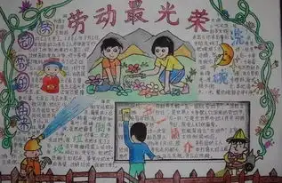 致敬,辛勤奉献的劳动者小学生优秀五一劳动节手抄报大全