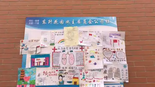 绘制手抄报,当小宣传员即墨小手拉大手共抗疫情