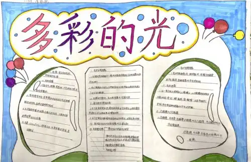 初中物理手抄报,感悟悟理之美