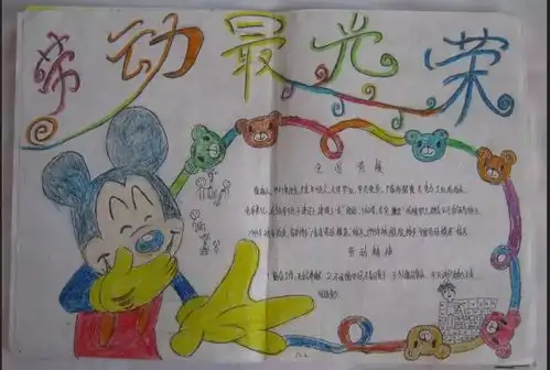 2020年五一劳动节手抄报十七