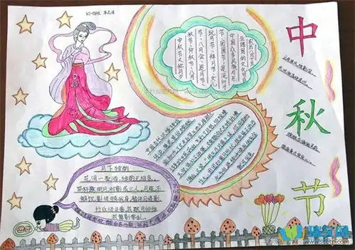 小学四年级中秋节手抄报