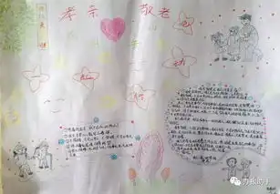 超全重阳节手抄报图片大全,孝老敬亲一起行动