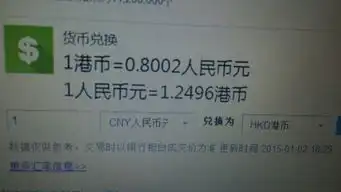 今日港币1500换算人民币和多钱