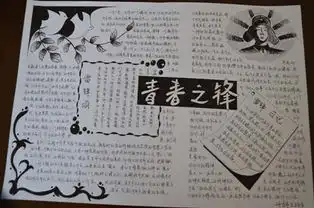 雷锋精神手抄图片
