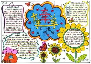 小手拉大手,共建文明城主题手抄报活动优秀作品展示