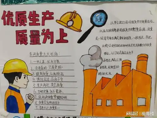 小小手抄报浓浓质量情