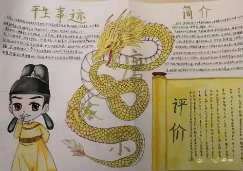 大洋中学开展辉煌中国历史手抄报评比活动