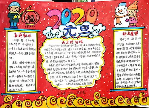 市九小开展喜迎元旦手抄报绘画比赛