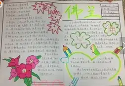 手抄报图片春天的植物手抄报图片之佛兰