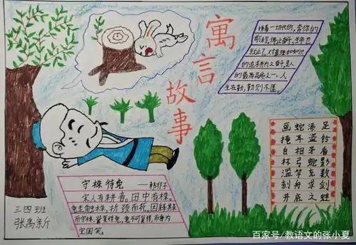 三年级语文下册寓言故事手抄报内容汇总