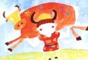 儿童学画画教程放牛娃