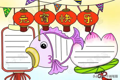 新年民俗元宵节手抄报来了,孩子用的上,家长快来收藏