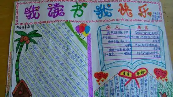 如果我要以读书让我们更快乐为主题办一份手抄报