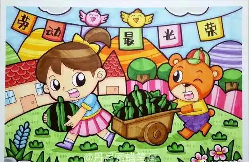 超实用的儿童简笔画素材100张,这配色也太绝了,赶快收藏备用