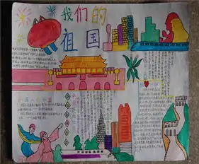 国庆节手抄报庆祝祖国更加辉煌