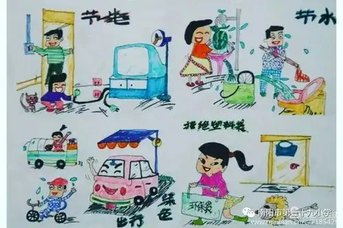 节能降耗保卫蓝天南阳市第三十九小学开展全国低碳日手抄报评比活动