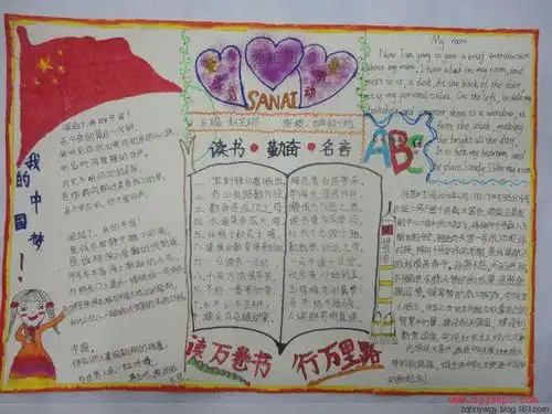 怎样画手抄报爱学习爱劳动爱祖国