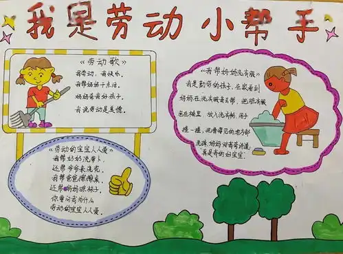 爱劳动爱生活向劳动者致敬南海机关二幼我是劳动小能手活动级组主题手抄报