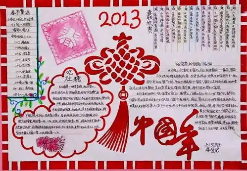 春节手抄报年的味道