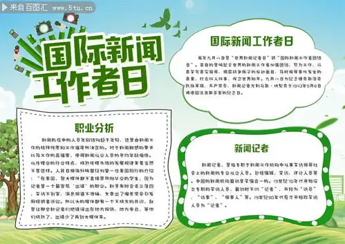 国际新闻工作者日手抄报