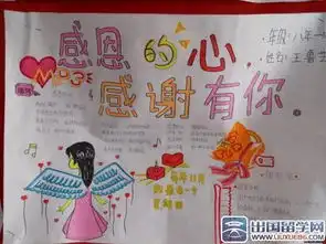 小学生关于感恩的手抄报