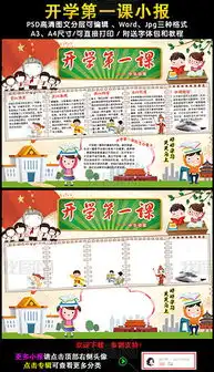 开学第一课小报中华骄傲爱国手抄报图片模板下载